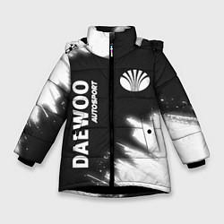 Куртка зимняя для девочки DAEWOO Autosport Краска FS, цвет: 3D-черный