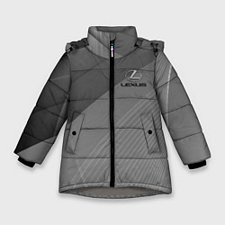 Куртка зимняя для девочки Lexus - абстракция - sport, цвет: 3D-светло-серый