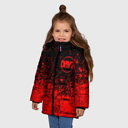 Куртка зимняя для девочки DAYZ - Краска FS, цвет: 3D-черный — фото 2