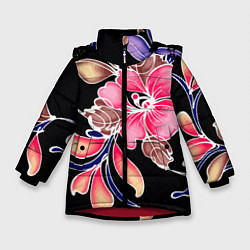 Зимняя куртка для девочки Сон в летнюю ночь Beautiful flower