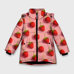 Зимняя куртка для девочки Strawberry Pattern