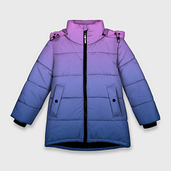 Зимняя куртка для девочки PINK-BLUE GRADIENT ГРАДИЕНТ