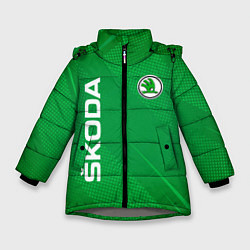 Зимняя куртка для девочки Skoda abstraction sport