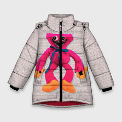 Куртка зимняя для девочки Киси Миси объёмная игрушка - Kissy Missy, цвет: 3D-красный