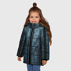 Куртка зимняя для девочки Dark-Forest, цвет: 3D-светло-серый — фото 2