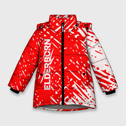Куртка зимняя для девочки Elderborn краска, цвет: 3D-светло-серый