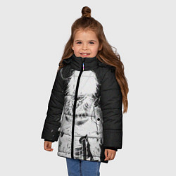 Куртка зимняя для девочки Dead Inside Rage, цвет: 3D-черный — фото 2