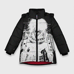 Куртка зимняя для девочки Dead Inside Rage, цвет: 3D-красный