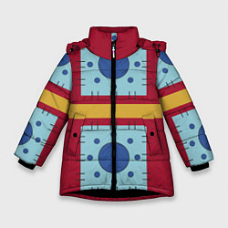 Куртка зимняя для девочки Луффи One Piece - Вано, цвет: 3D-черный