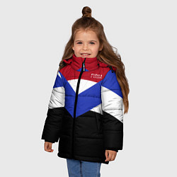 Куртка зимняя для девочки FIRM как из 90х, цвет: 3D-черный — фото 2