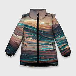 Зимняя куртка для девочки Необъятный океан