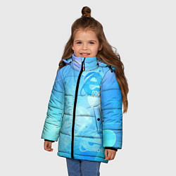 Куртка зимняя для девочки Ё-Моё интернет эксплорер, цвет: 3D-красный — фото 2