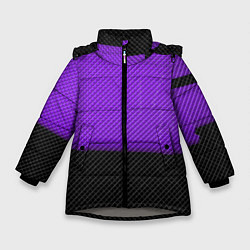 Куртка зимняя для девочки Железная стена, цвет: 3D-светло-серый