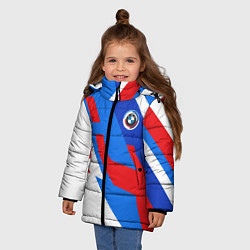 Куртка зимняя для девочки Bmw - perfomance colors, цвет: 3D-светло-серый — фото 2