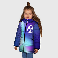 Куртка зимняя для девочки Fallout northern cold, цвет: 3D-черный — фото 2