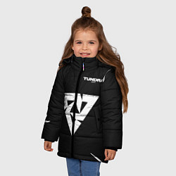 Куртка зимняя для девочки Форма Tundra Esports, цвет: 3D-светло-серый — фото 2