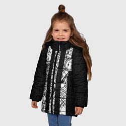 Куртка зимняя для девочки Invictus Gaming black, цвет: 3D-светло-серый — фото 2