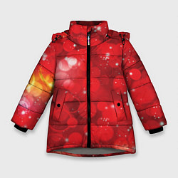 Куртка зимняя для девочки Red fantasy, цвет: 3D-светло-серый