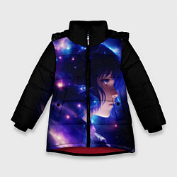 Зимняя куртка для девочки Космическая женщина