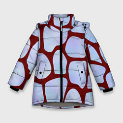 Зимняя куртка для девочки Клеточная ткань