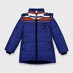 Куртка зимняя для девочки Знак качества, цвет: 3D-черный