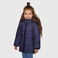 Куртка зимняя для девочки Синяя кора, цвет: 3D-красный — фото 2