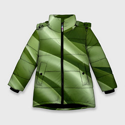 Зимняя куртка для девочки Зеленая волна