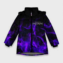 Зимняя куртка для девочки Dantes Inferno flame neon