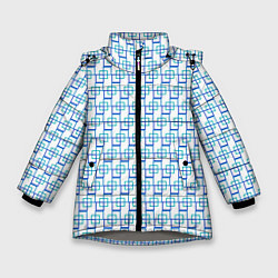 Зимняя куртка для девочки Схема квадрат
