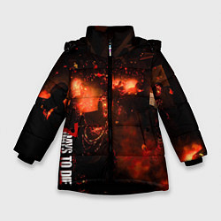 Куртка зимняя для девочки Last Hope P4, цвет: 3D-черный