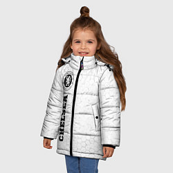 Куртка зимняя для девочки Chelsea sport на светлом фоне по-вертикали, цвет: 3D-черный — фото 2