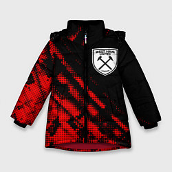 Зимняя куртка для девочки West Ham sport grunge