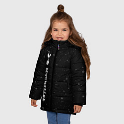 Куртка зимняя для девочки Tottenham sport на темном фоне по-вертикали, цвет: 3D-черный — фото 2