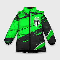 Зимняя куртка для девочки Monaco sport green