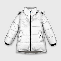 Куртка зимняя для девочки Zxc face, цвет: 3D-светло-серый