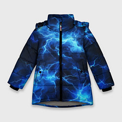 Зимняя куртка для девочки Элементаль энергии текстура