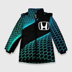 Зимняя куртка для девочки Honda electro hexagon