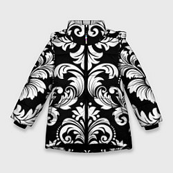 Зимняя куртка для девочки Дамасский орнамент