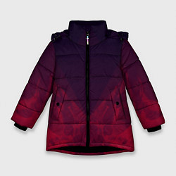 Куртка зимняя для девочки Control ужас исов, цвет: 3D-черный