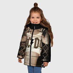 Куртка зимняя для девочки AC/DC Girl, цвет: 3D-черный — фото 2
