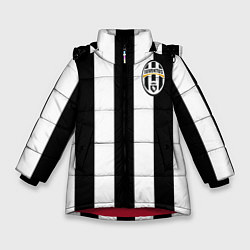 Куртка зимняя для девочки Juventus: Pirlo, цвет: 3D-красный