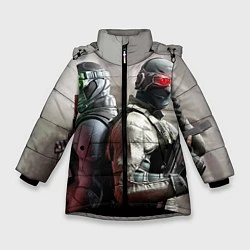 Куртка зимняя для девочки Splinter Cell: Conviction, цвет: 3D-черный