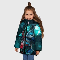 Куртка зимняя для девочки Storm Spirit, цвет: 3D-красный — фото 2
