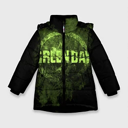 Куртка зимняя для девочки Green Day: Acid Voltage, цвет: 3D-черный