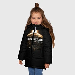 Куртка зимняя для девочки Nickelback: No fixed address, цвет: 3D-черный — фото 2