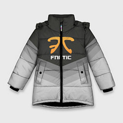 Куртка зимняя для девочки Fnatic Uniform, цвет: 3D-черный