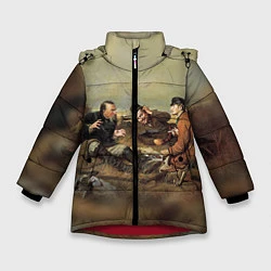 Зимняя куртка для девочки Русские охотники