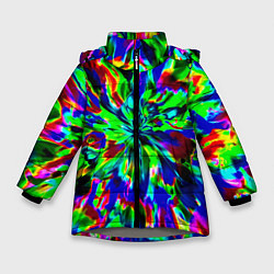 Куртка зимняя для девочки Оксид красок, цвет: 3D-светло-серый