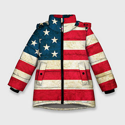 Куртка зимняя для девочки США, цвет: 3D-светло-серый