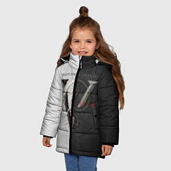 Куртка зимняя для девочки BFMV: Venom Duo, цвет: 3D-светло-серый — фото 2